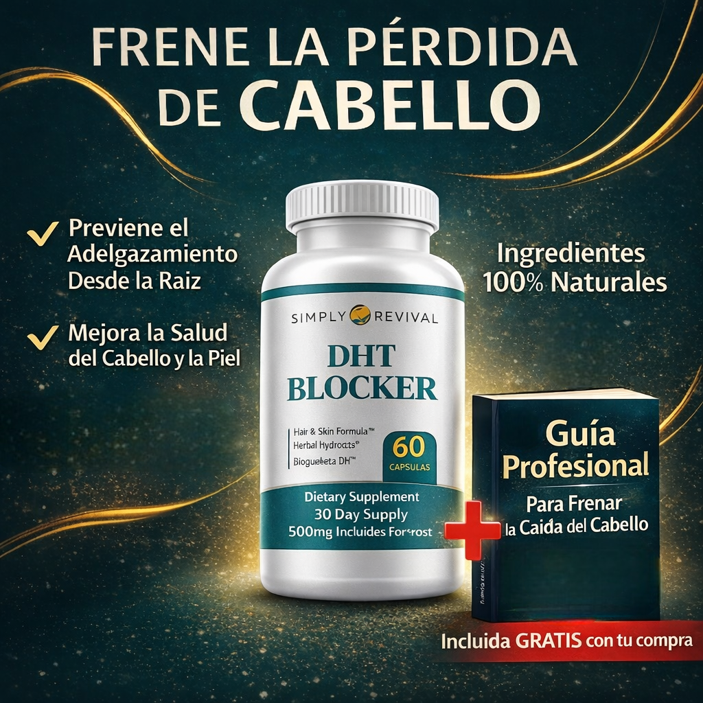 DHT BLOCKER™ + Guía de uso profesional - La solución natural que detiene la caída capilar
