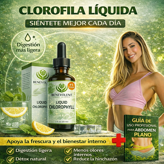 Clorofila Liquida + Guía de uso profesional | Olvídate de la hinchazón en días