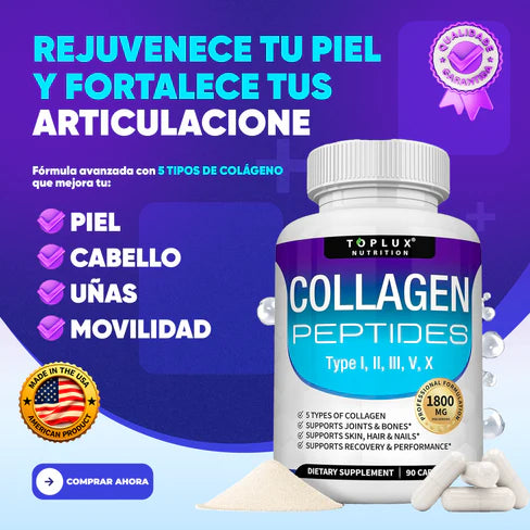 Collagen peptides (pague 1 lleve 2) Producto 100% Americano®