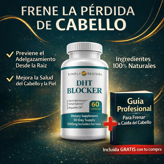 DHT BLOCKER™ + Guía de uso profesional - La solución natural que detiene la caída capilar